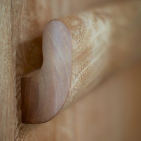 Smoothly Carved Door Handle
