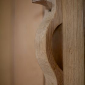 Light Wood Door Handle